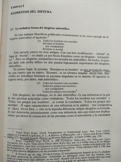 La silogística de Aristóteles by Jan Lukasiewicz