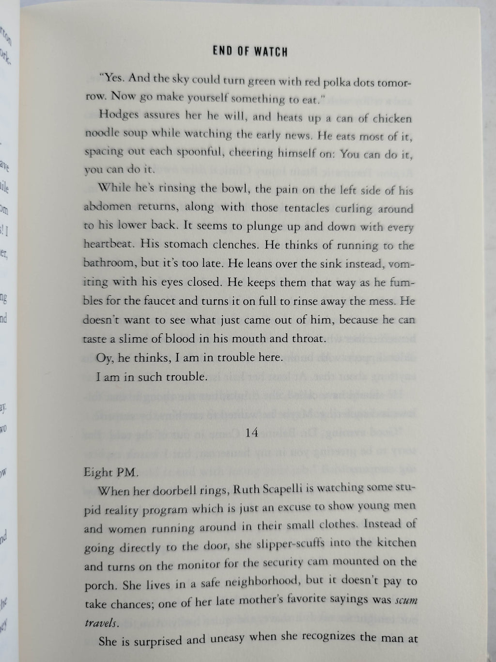 End of watch by Stephen King