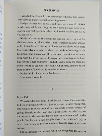 End of watch by Stephen King