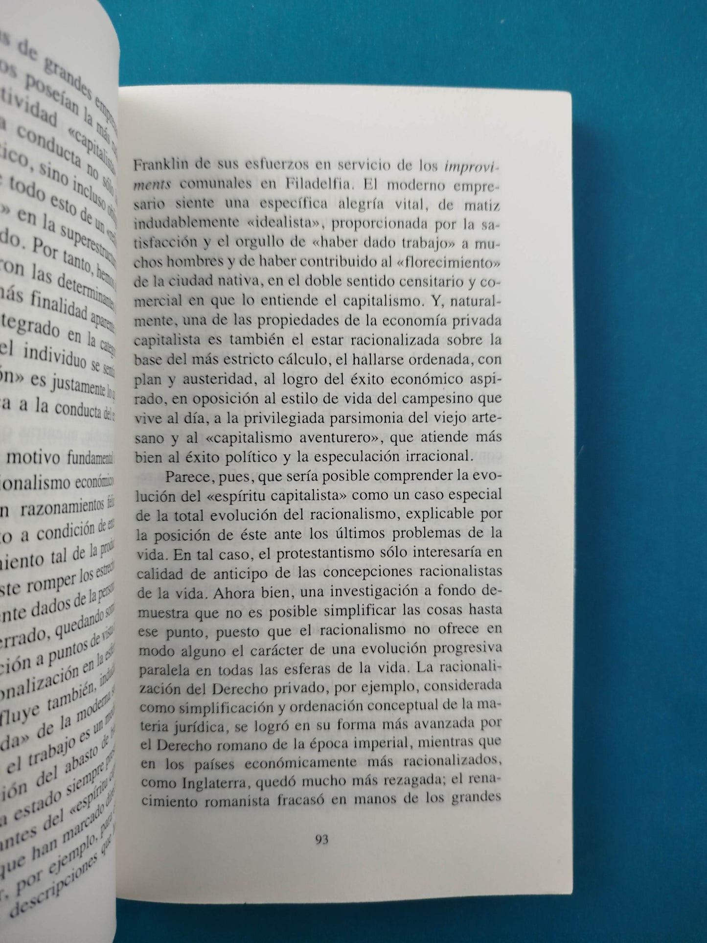 La Ética Protestante y El Espíritu del Capitalismo