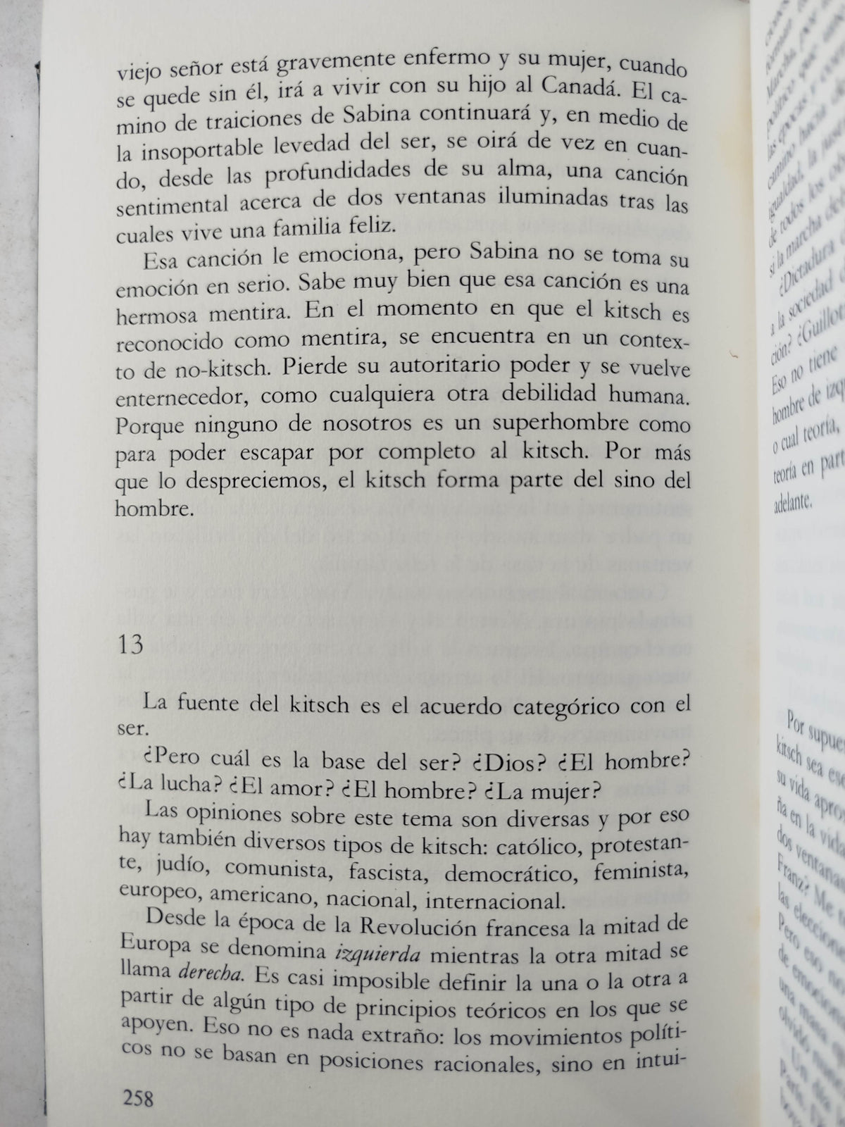 La insoportable levedad del ser by Milan Kundera