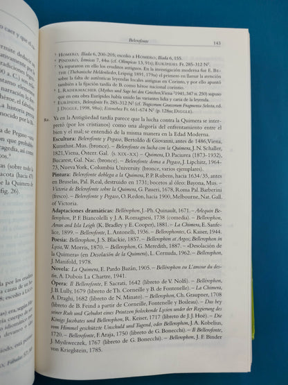 Diccionario de mitología griega y romana