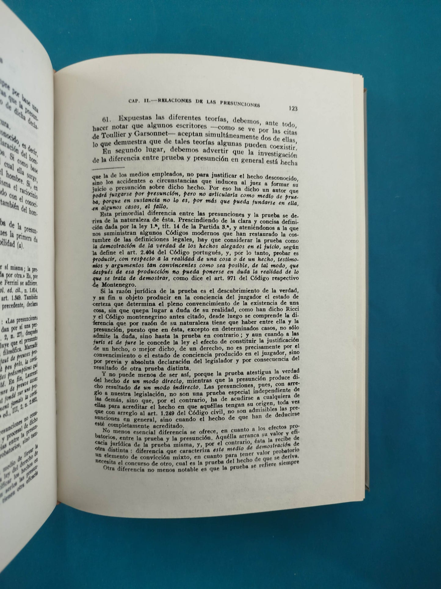 Teoría General de la Prueba en Derecho Civil 5 tomos 4ta ed (1983)