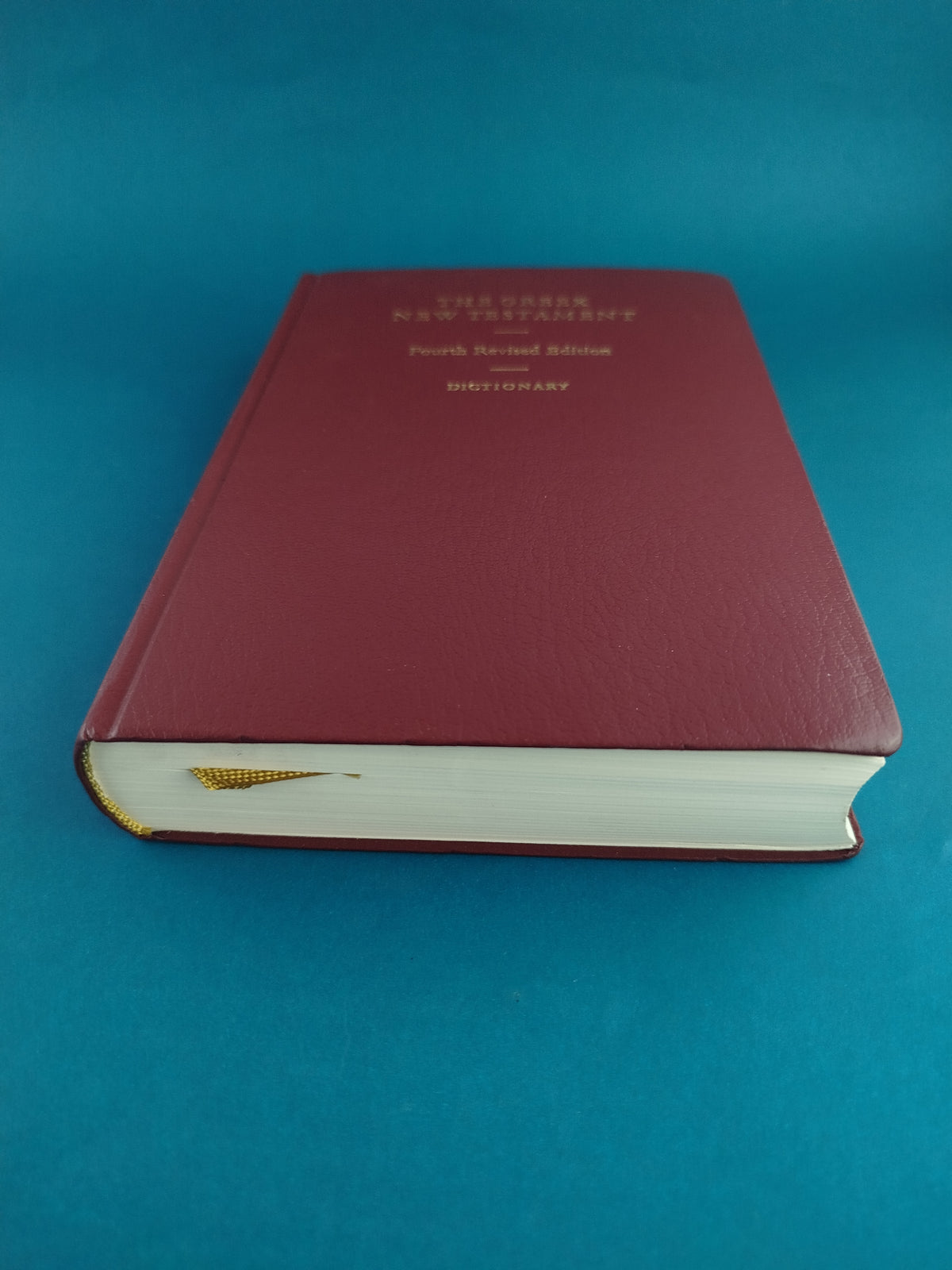 Nuevo testamento en griego diccionario the greek new testament by Sociedades Bíblicas Unidas