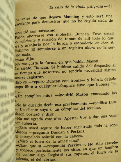 El Caso De La Viuda Peligrosa by Erle Stanley Gardner