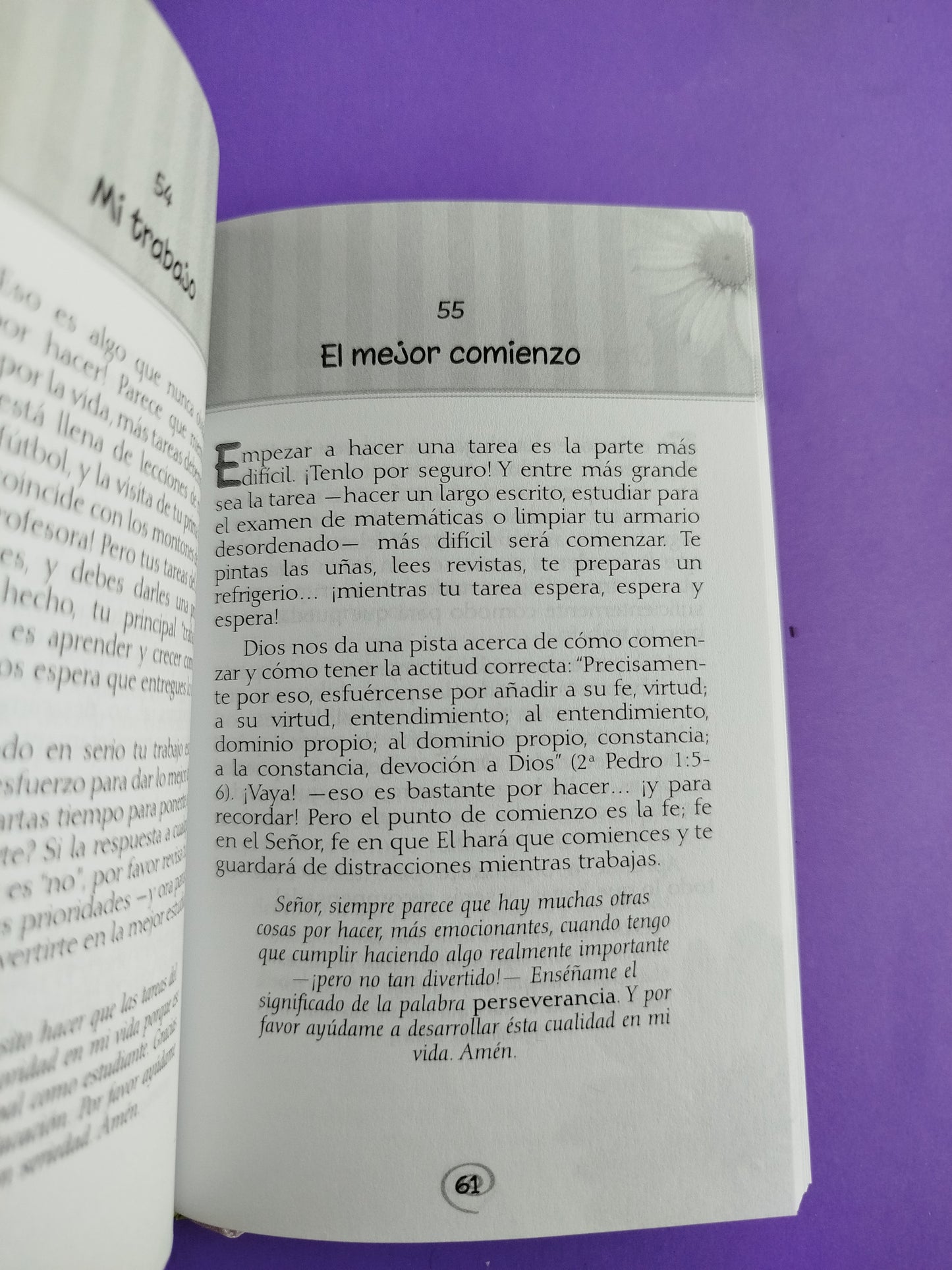 Una chica conforme al corazón de Dios Devocional