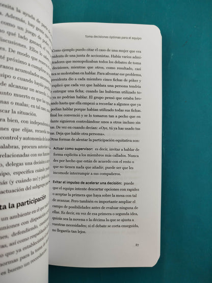 Liderando equipos