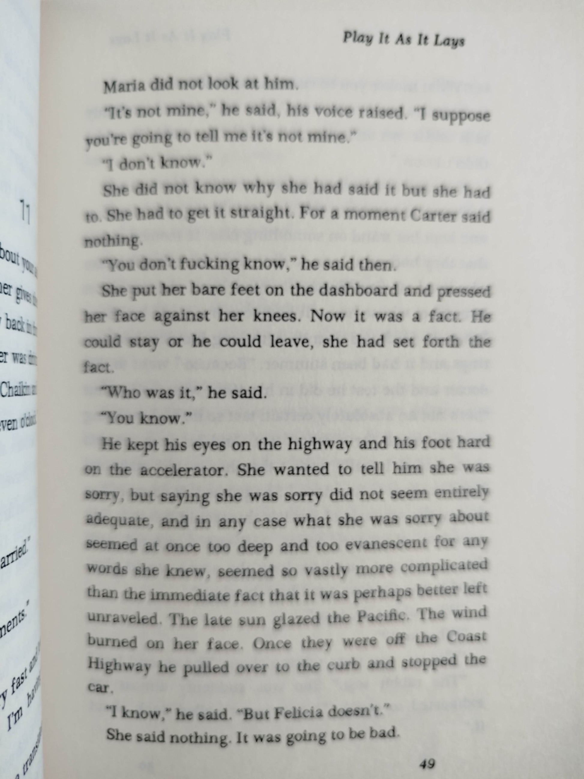 Play it as it lays by joan Didion