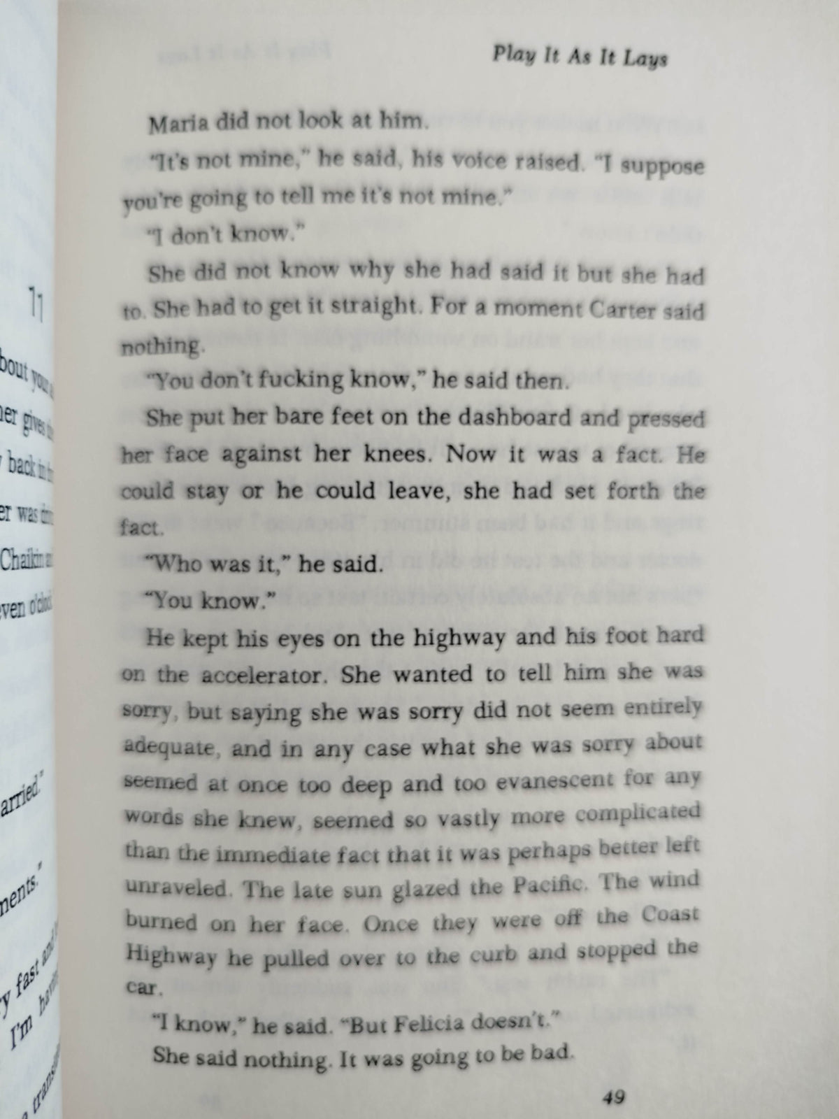 Play it as it lays by joan Didion