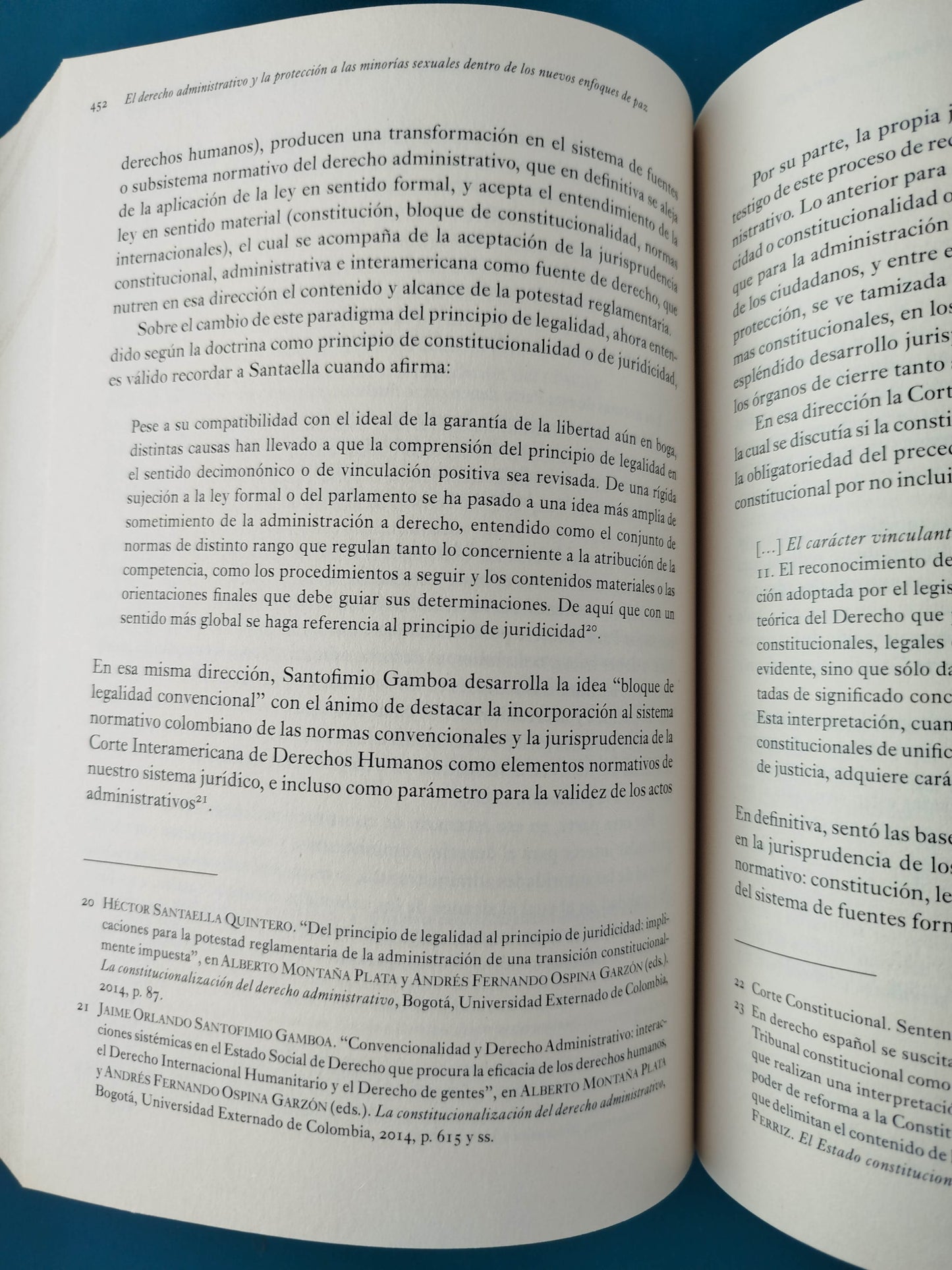 La constitucionalización del derecho administrativo. Tomo II