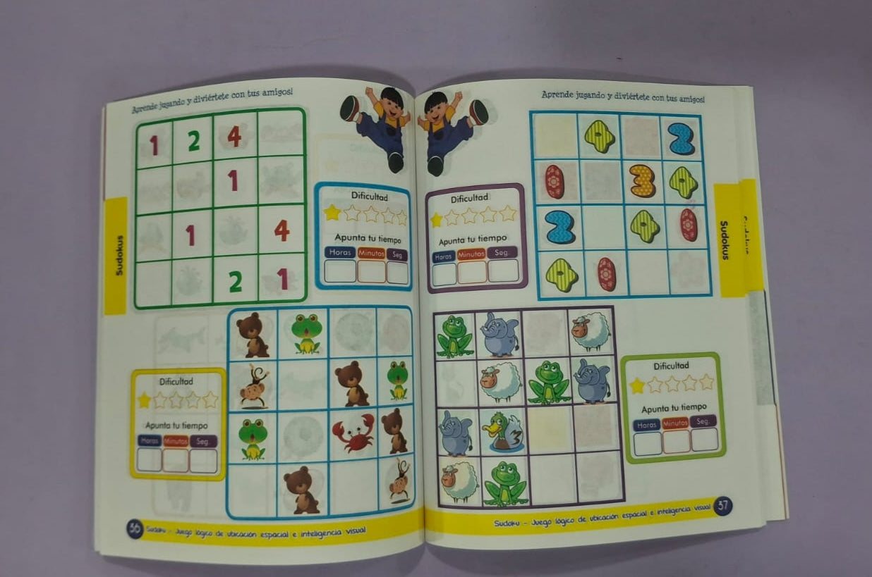 Pachito sudoku y otros juegos de agilidad mental para niños
