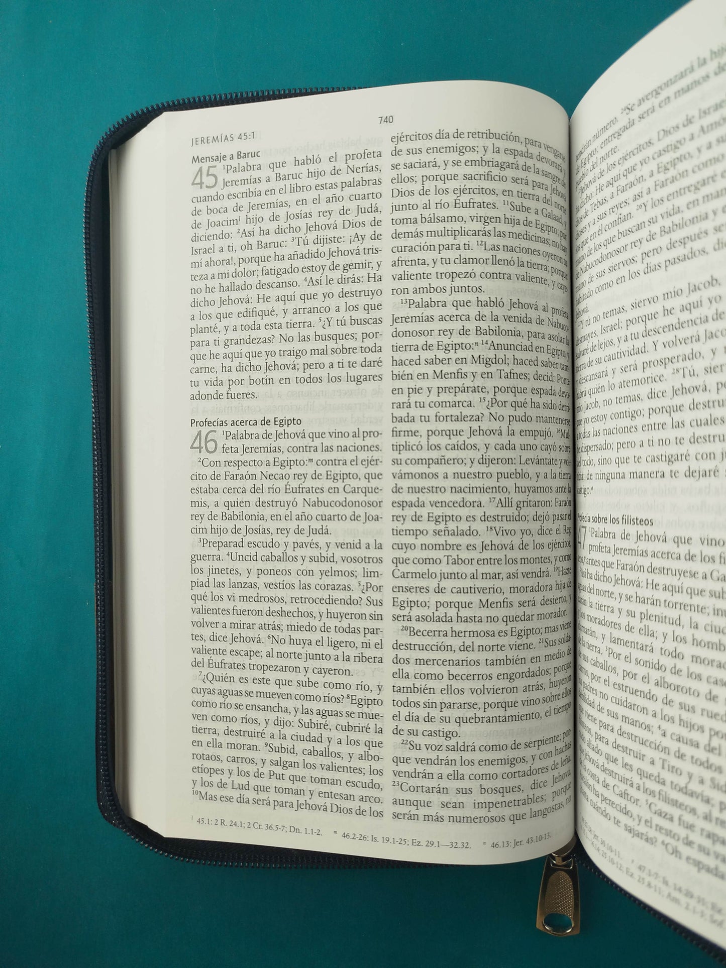 Biblia RVR 1960 Letra Grande Estuche Azul – Miel by Reina Valera 1960