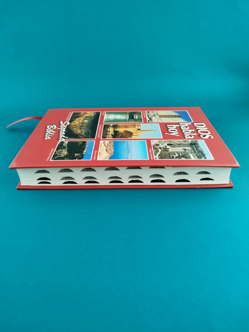 Biblia Dios Habla Hoy Con Índice Tapa Dura Roja by libreriatroya.com