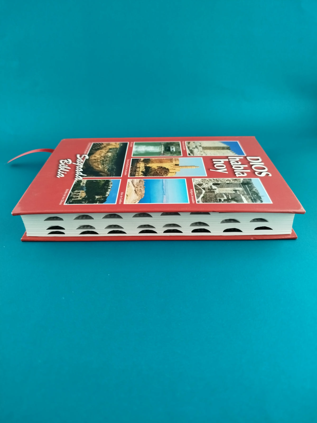 Biblia Dios Habla Hoy Con Índice Tapa Dura Roja by libreriatroya.com