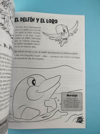Fábulas para colorear vol 1 by Mario Ignacio Galvis