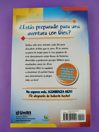 Libro devocionario de Dios para muchachos