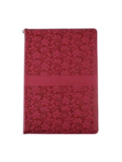 Biblia Reina Valera Revisada 1960 letra súper gigante, símil piel fucsia rosada, cremallera e índice by Cipriano Valera
