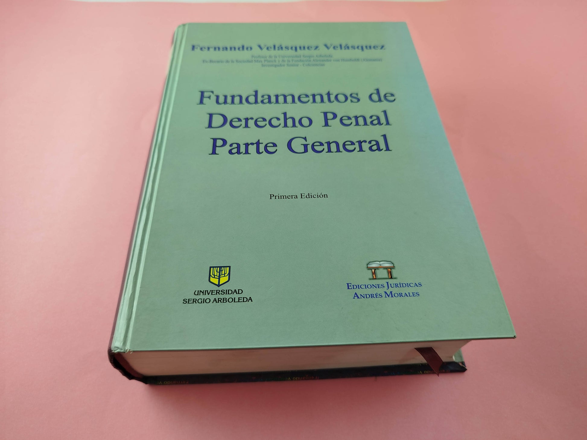 Fundamentos de derecho penal parte general 1ra ed by Fernando Velásquez Velásquez