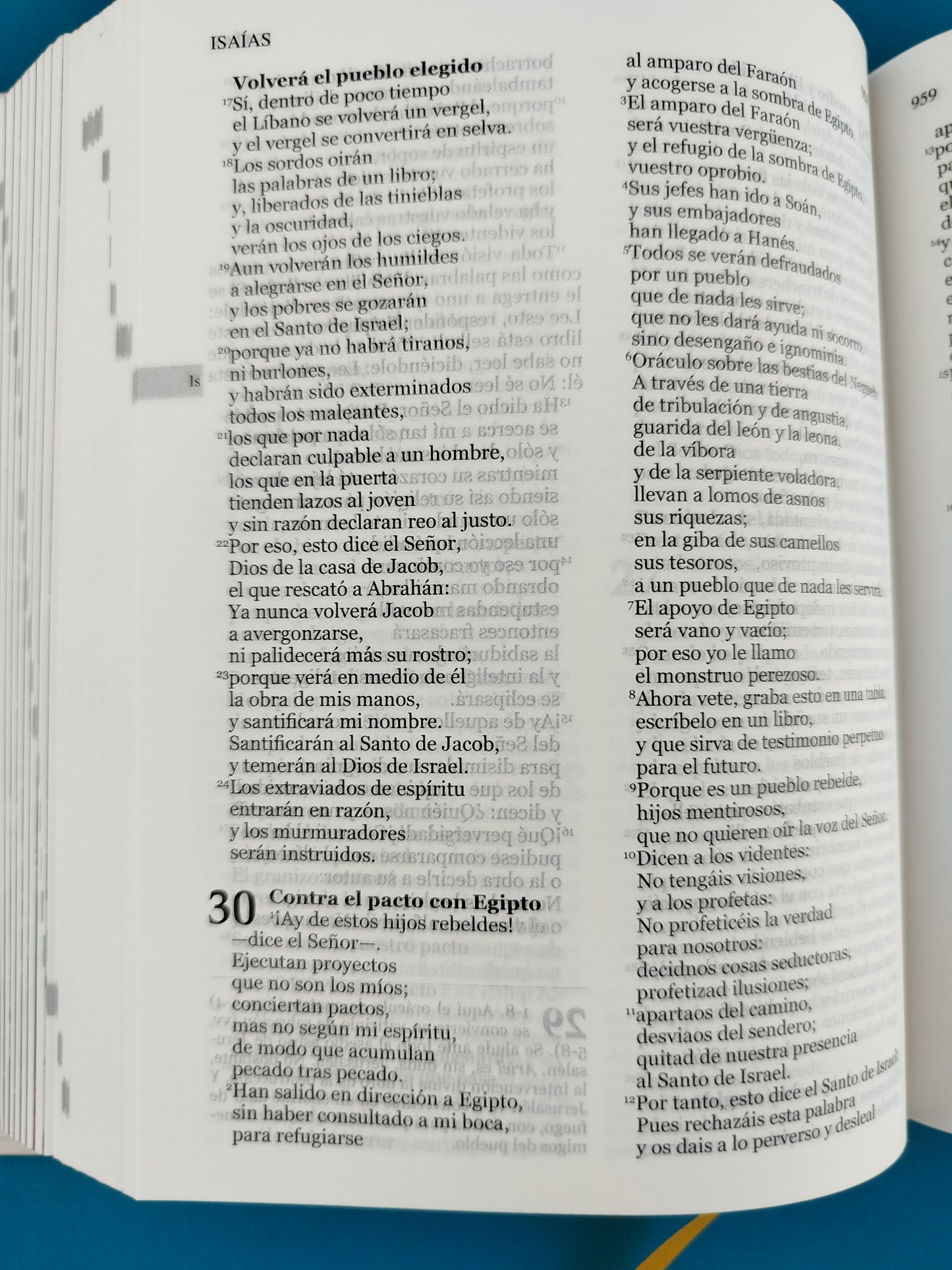 Nuestra sagrada biblia clásica bolsillo blanca tapa dura