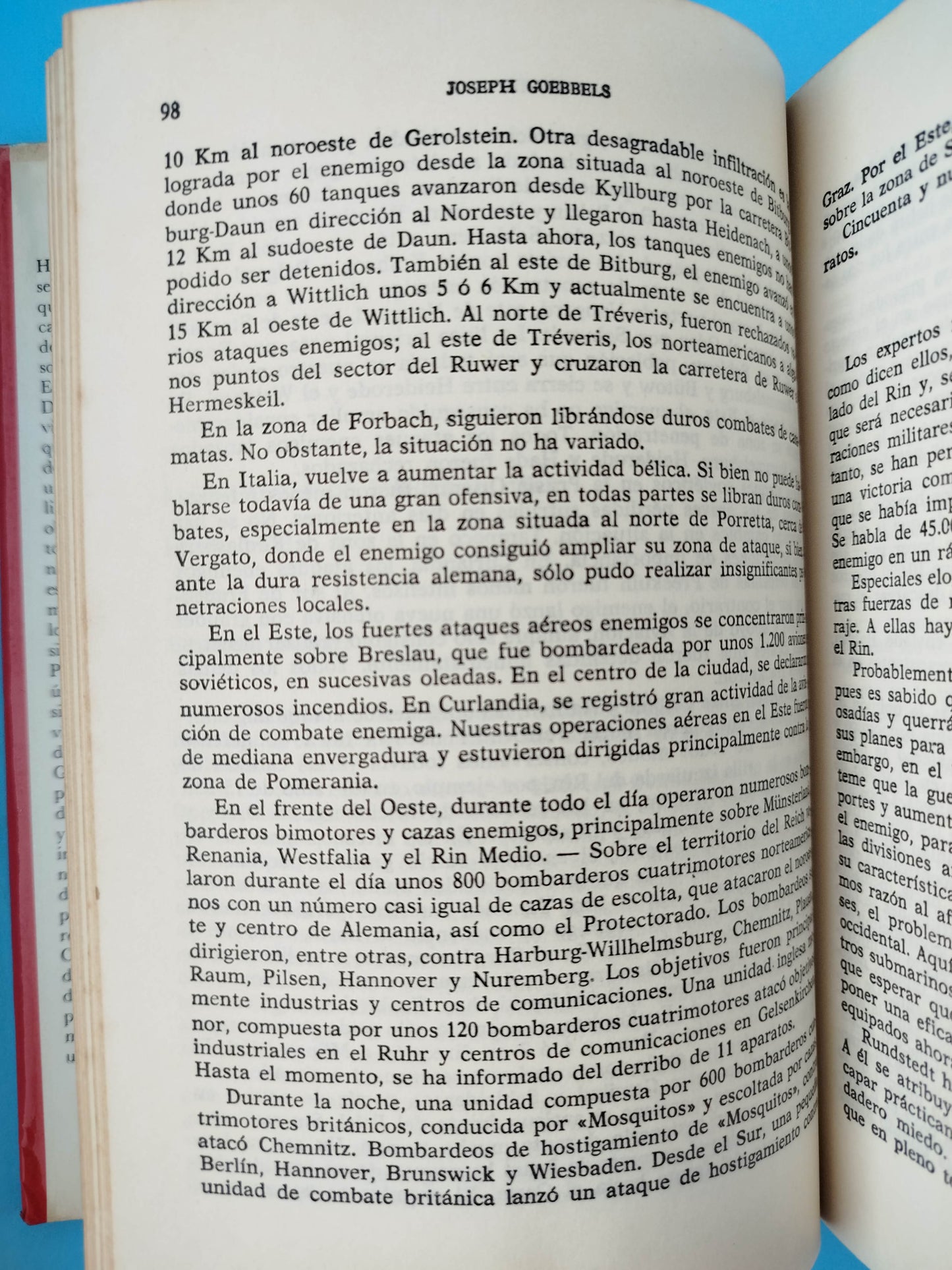 Diario del 28 de febrero al 10 de abril de 1945 las ultimas anotaciones