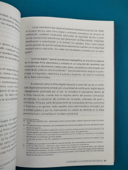 La reforma a la contratación pública-interpretacion y alcance de la ley 1150 de 2007 y sus decretos reglamentarios
