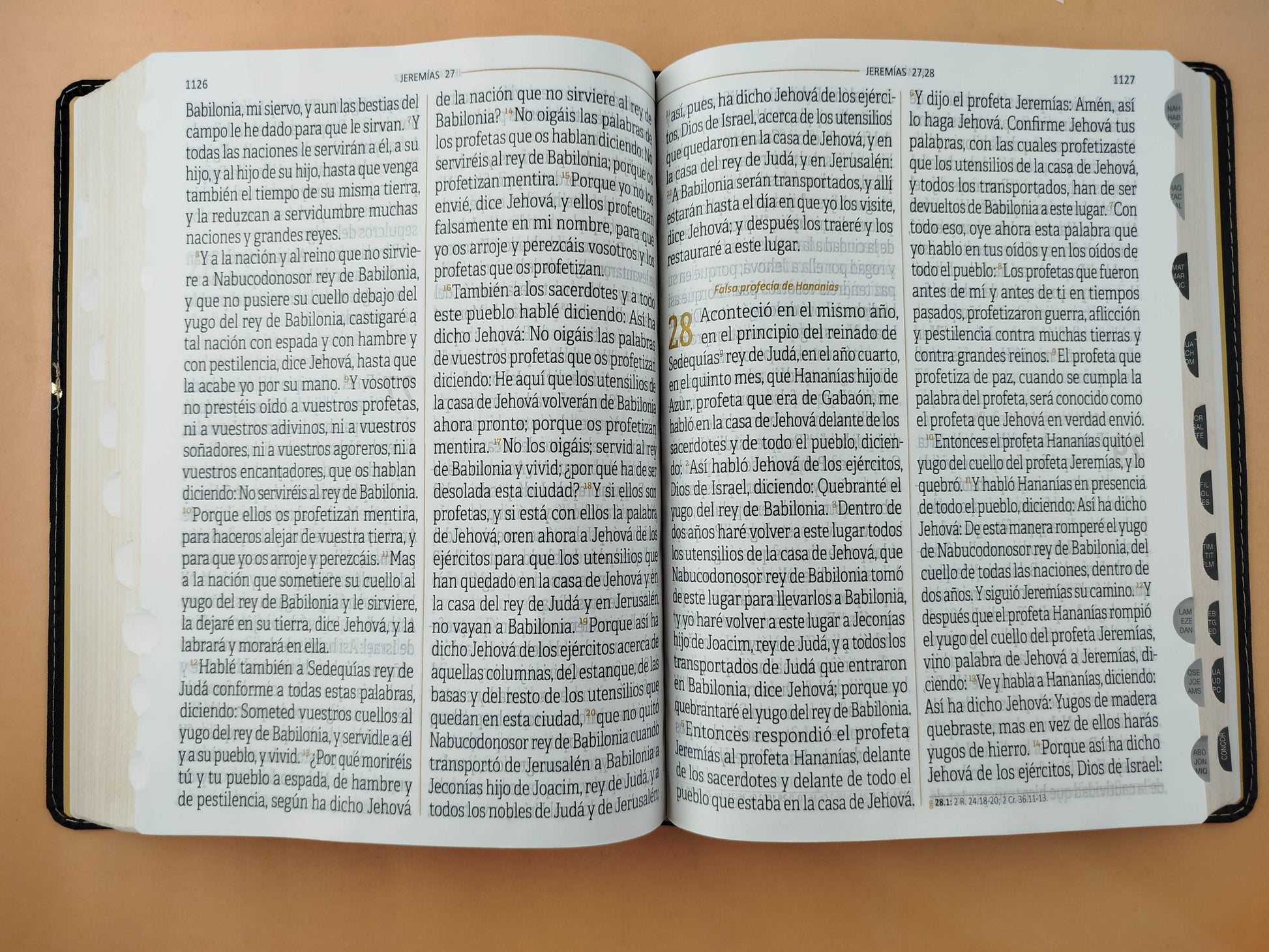 Biblia reina valera 1960 letra súper gigante negra con índice sin cierre by Sociedades bíblicas unidas