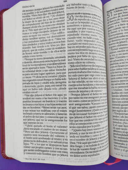 Biblia rvr 1960 nombres de Dios crea en mi un corazón limpio vino tapa dura by Reina Valera 1960