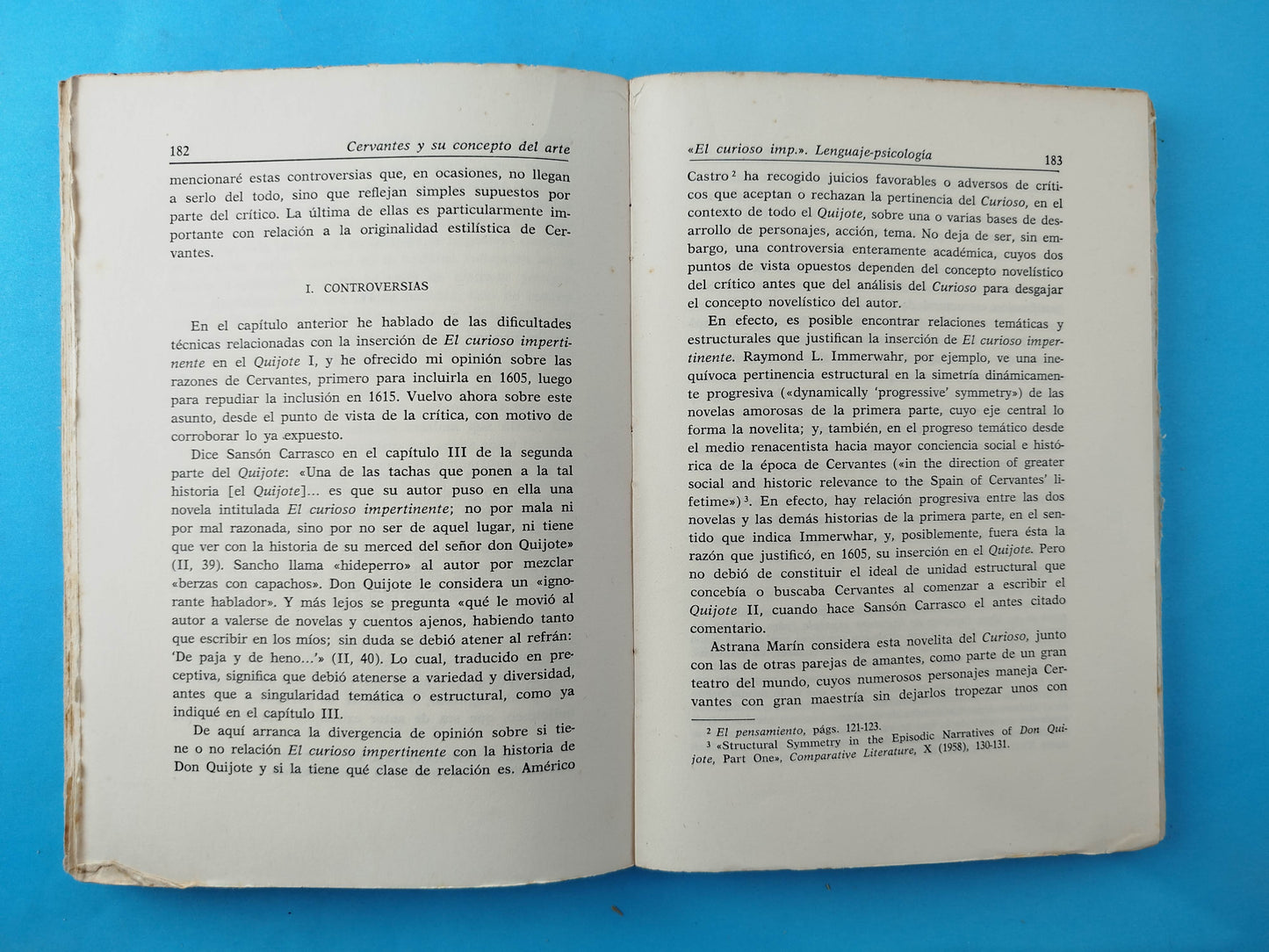 Cervantes y su concepto del arte