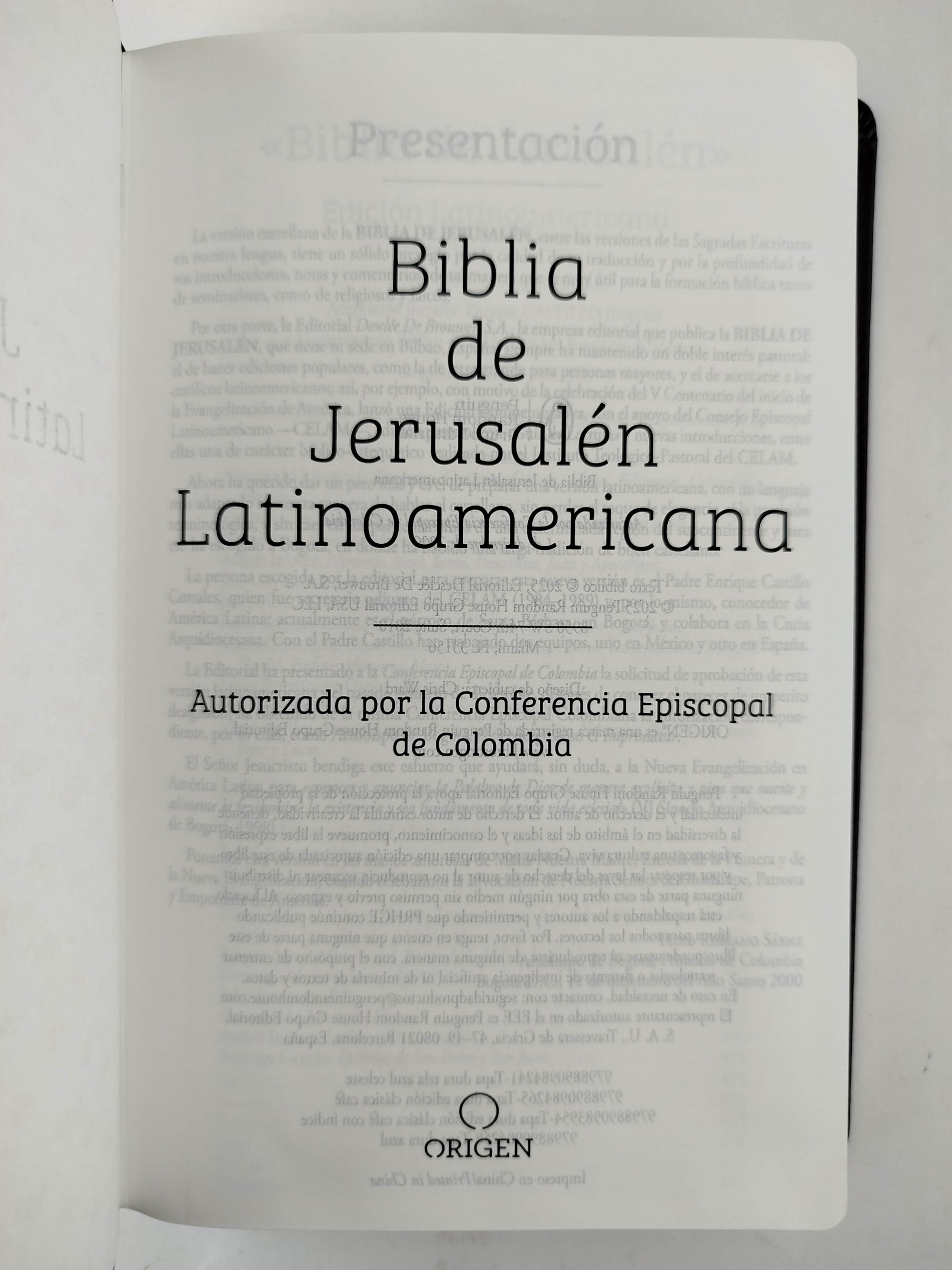 Biblia Católica Biblia de Jerusalén Latinoamericana símil piel marrón by Cipriano Valera