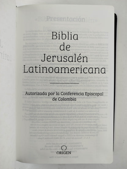 Biblia Católica Biblia de Jerusalén Latinoamericana símil piel marrón by Cipriano Valera