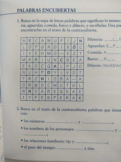 Tres sopas el arca y yo 4 primaria by Juan Ignacio Luca
