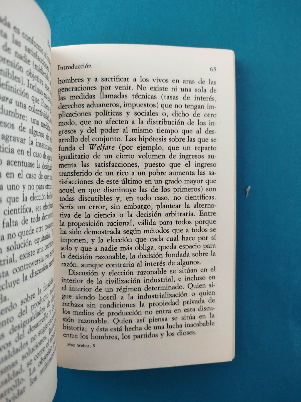 El Politico y El Cientifico by Max Weber