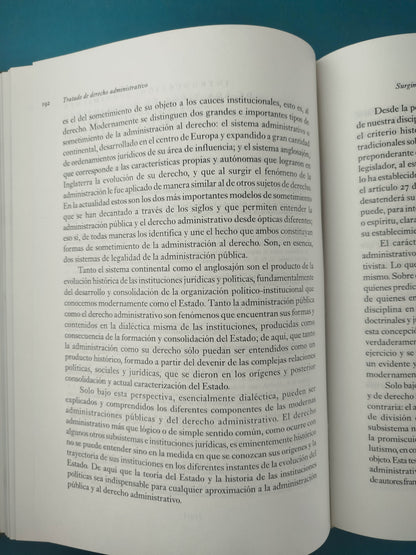 Tratado de derecho administrativo - introducción a los conceptos de administración pública y de derecho administrativo Tomo I