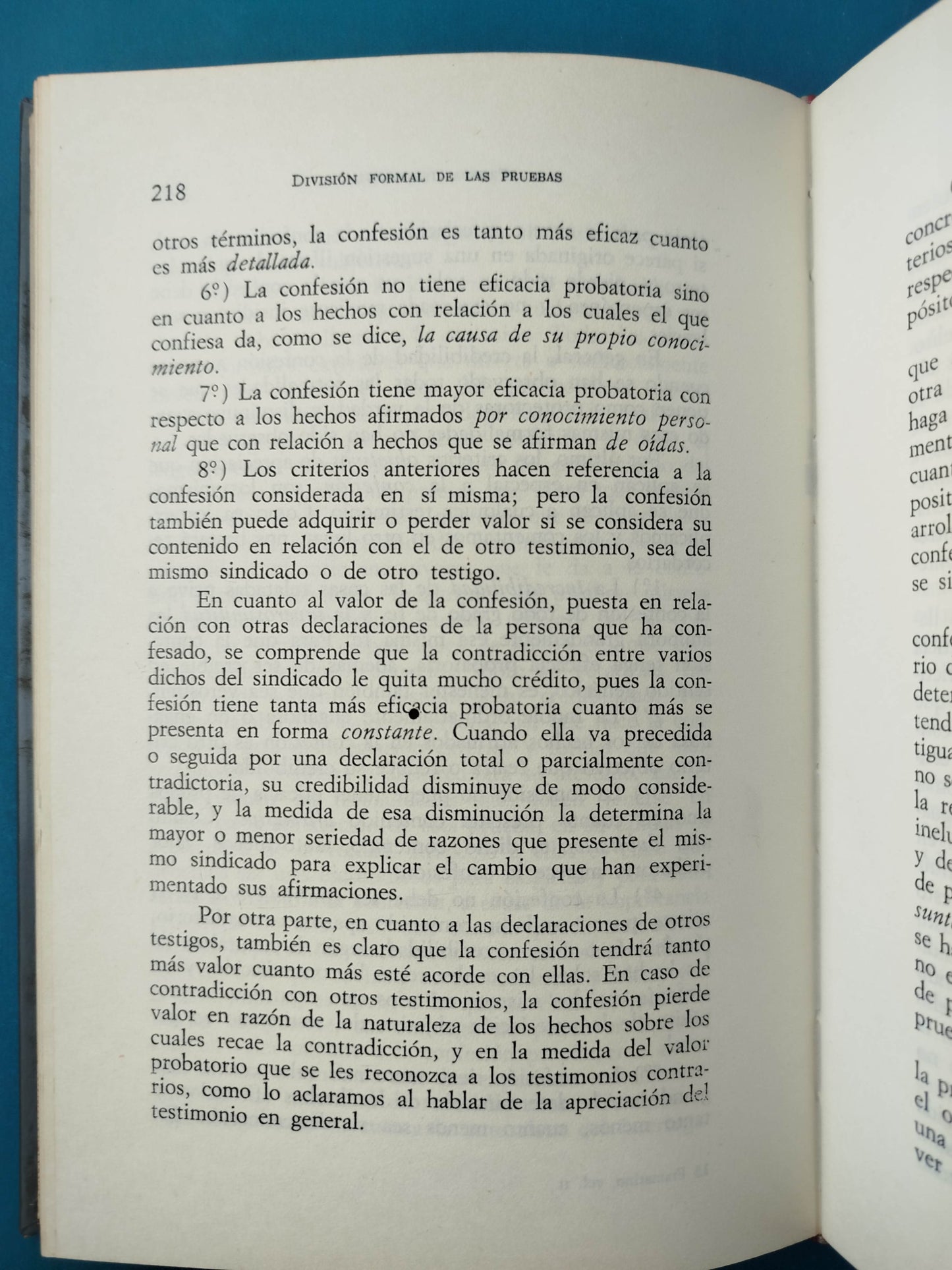 Lógica de las Pruebas en Materia Criminal