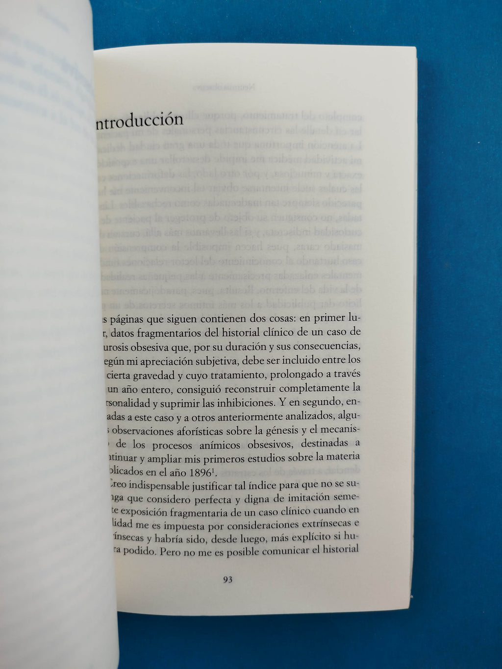 Paranoia y neurosis obsesiva by Sigmund Freud