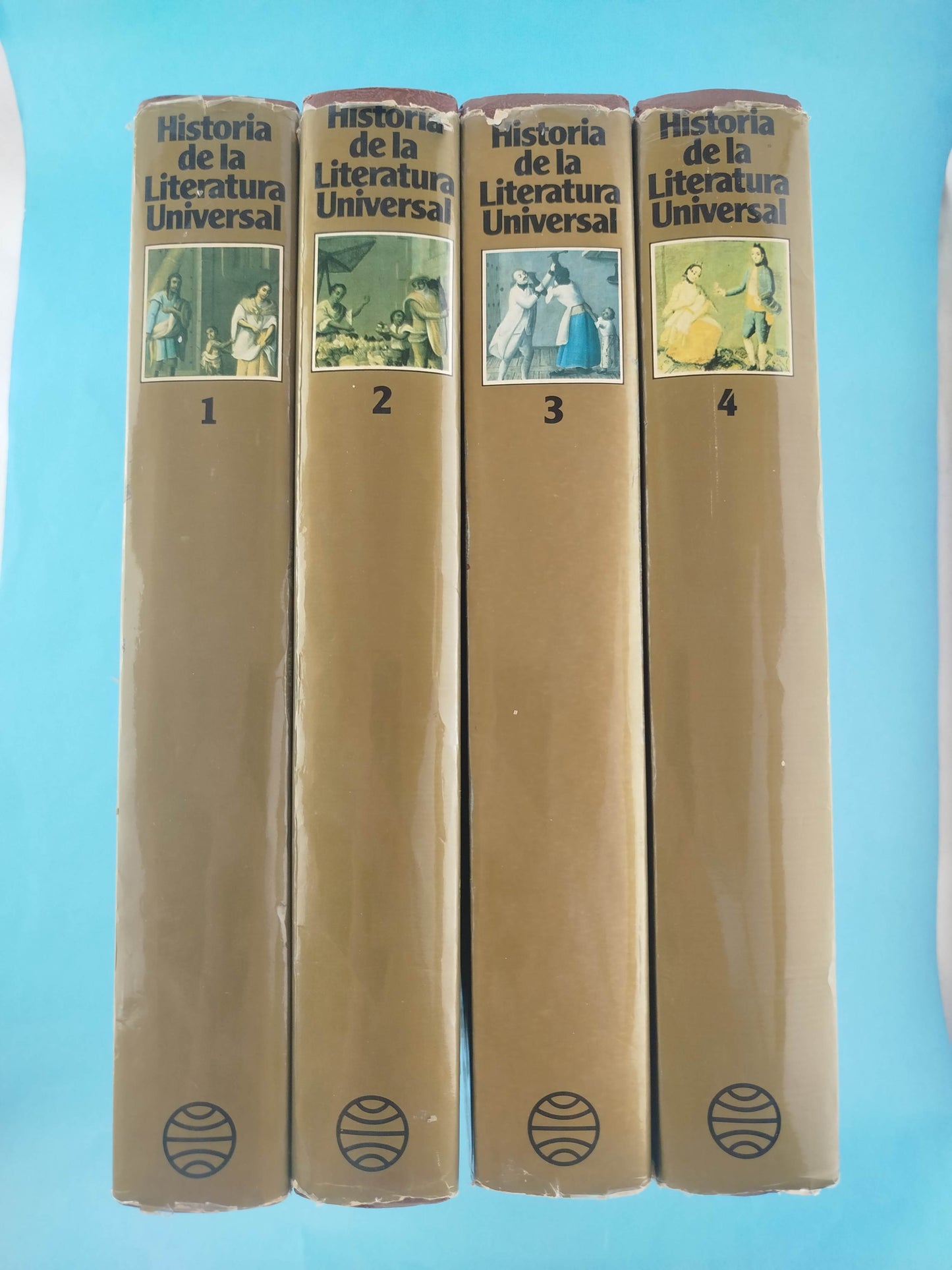 Historia de la literatura Universal. 4 Tomos by Martin de Riquer y José maría Valverde