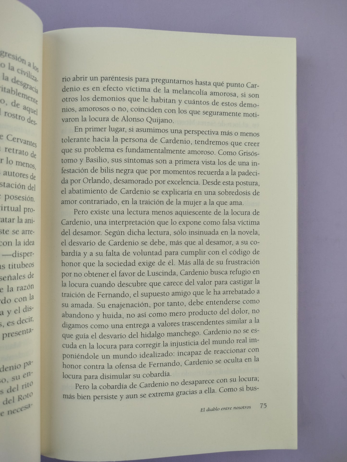 El diablo y Cervantes