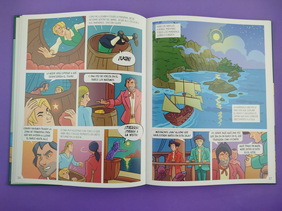 La Isla del Tesoro Comic by Robert Louis Stevenson