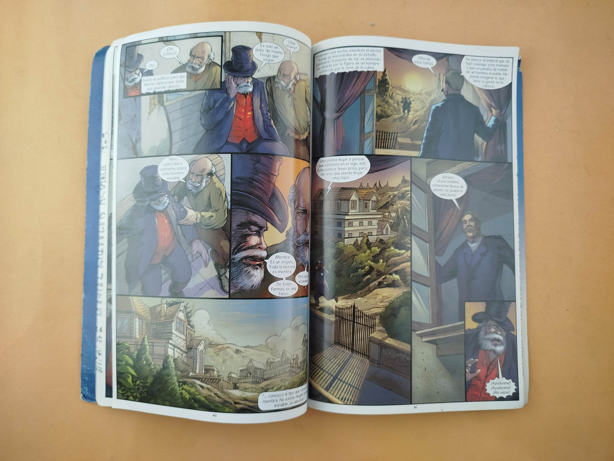 El hombre invisible novela gráfica by H.G Wells