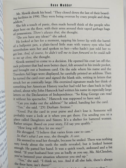 Rose madder by Stephen King