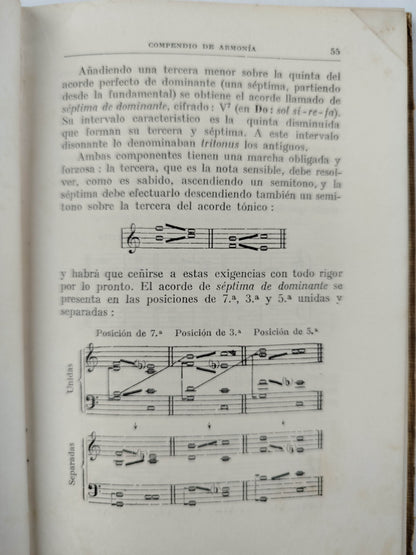 Compendio De Armonía by Scholz, Hans