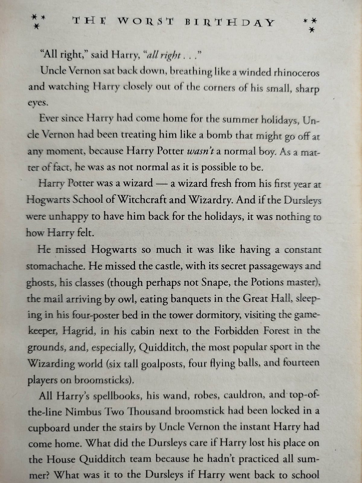 Harry potter and the chamber of secrets by J.k Rowling