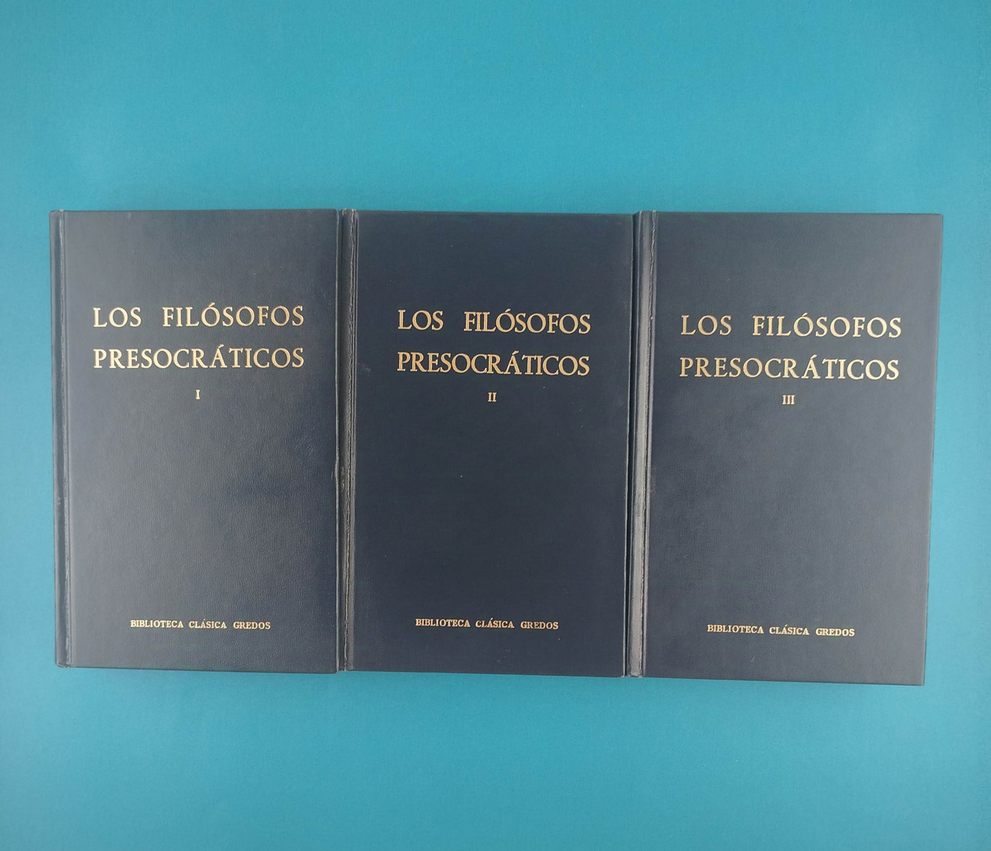 Los filósofos presocráticos 3 tomos