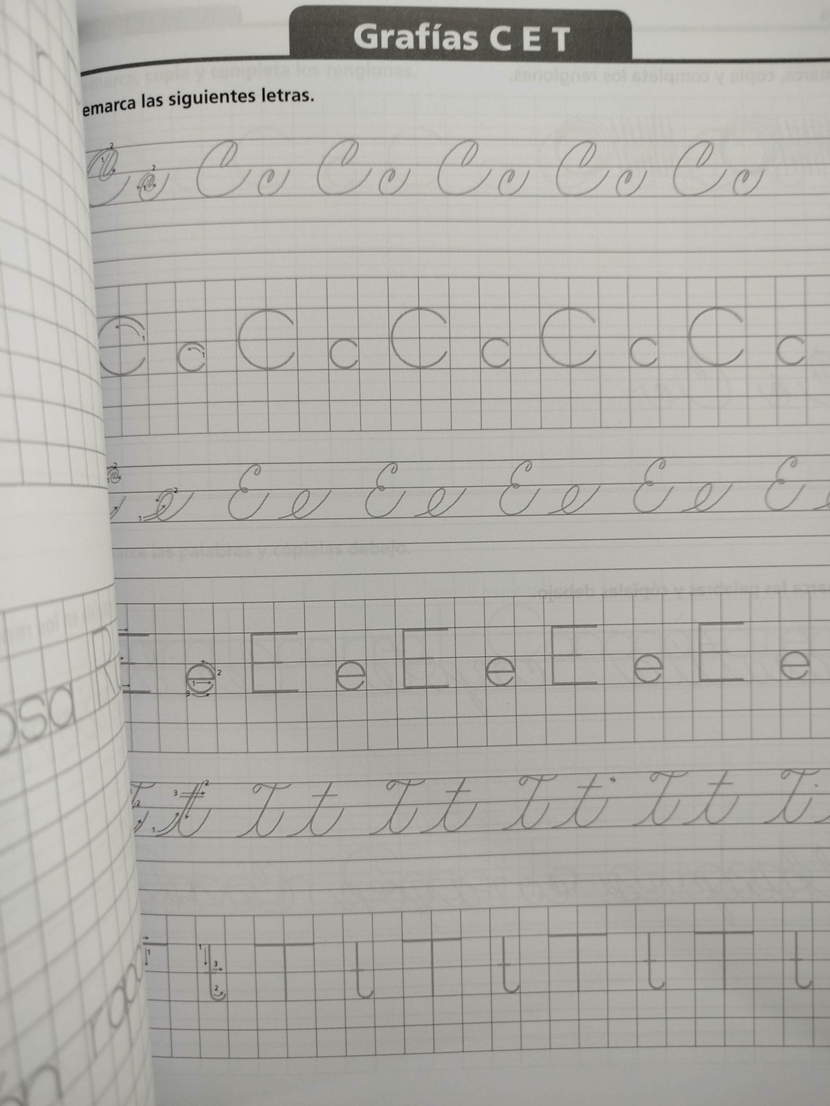 Ejercicios de Caligrafía 1 de primaria by Varios