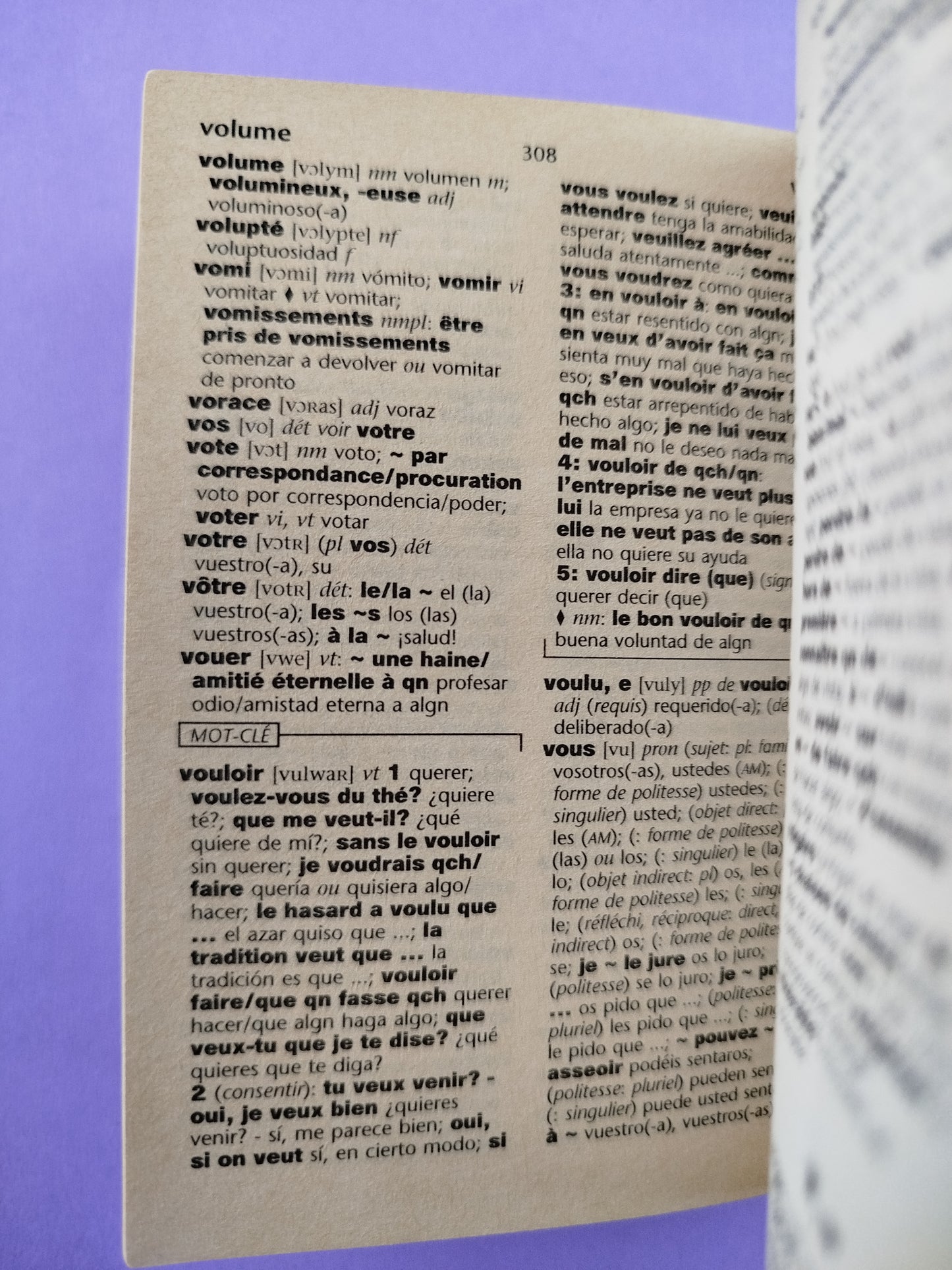 Diccionario Frances - Espagnol / Espagnol - Francais