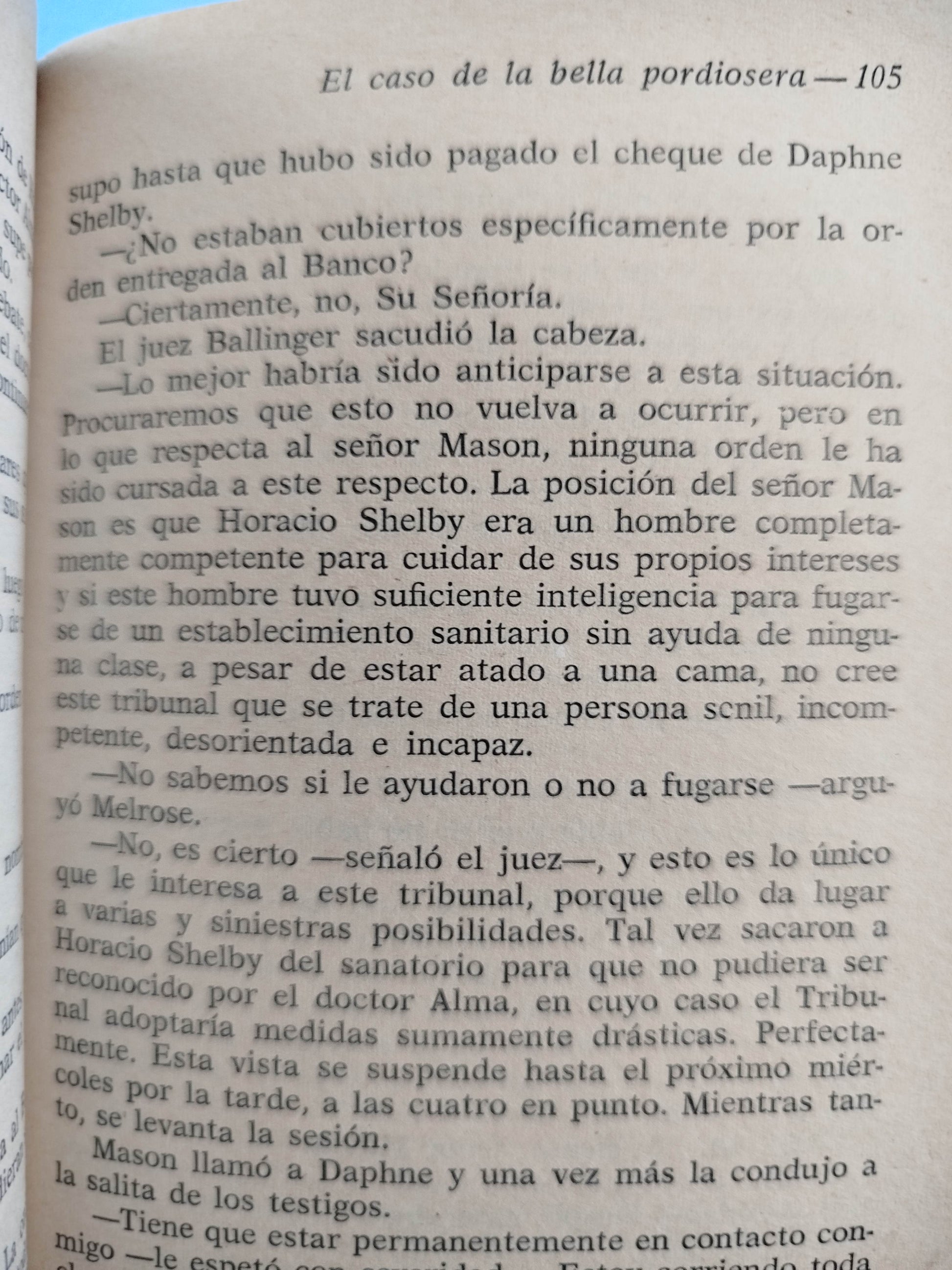 El Caso De La Bella Pordiosera by Erle Stanley Gardner