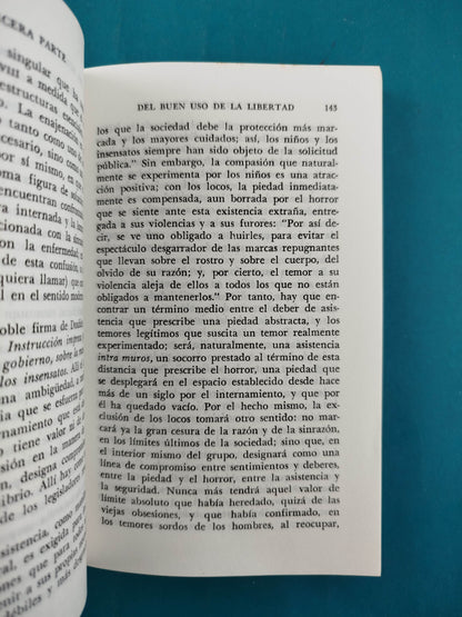 Historia de la locura en la época clásica 2 tomos