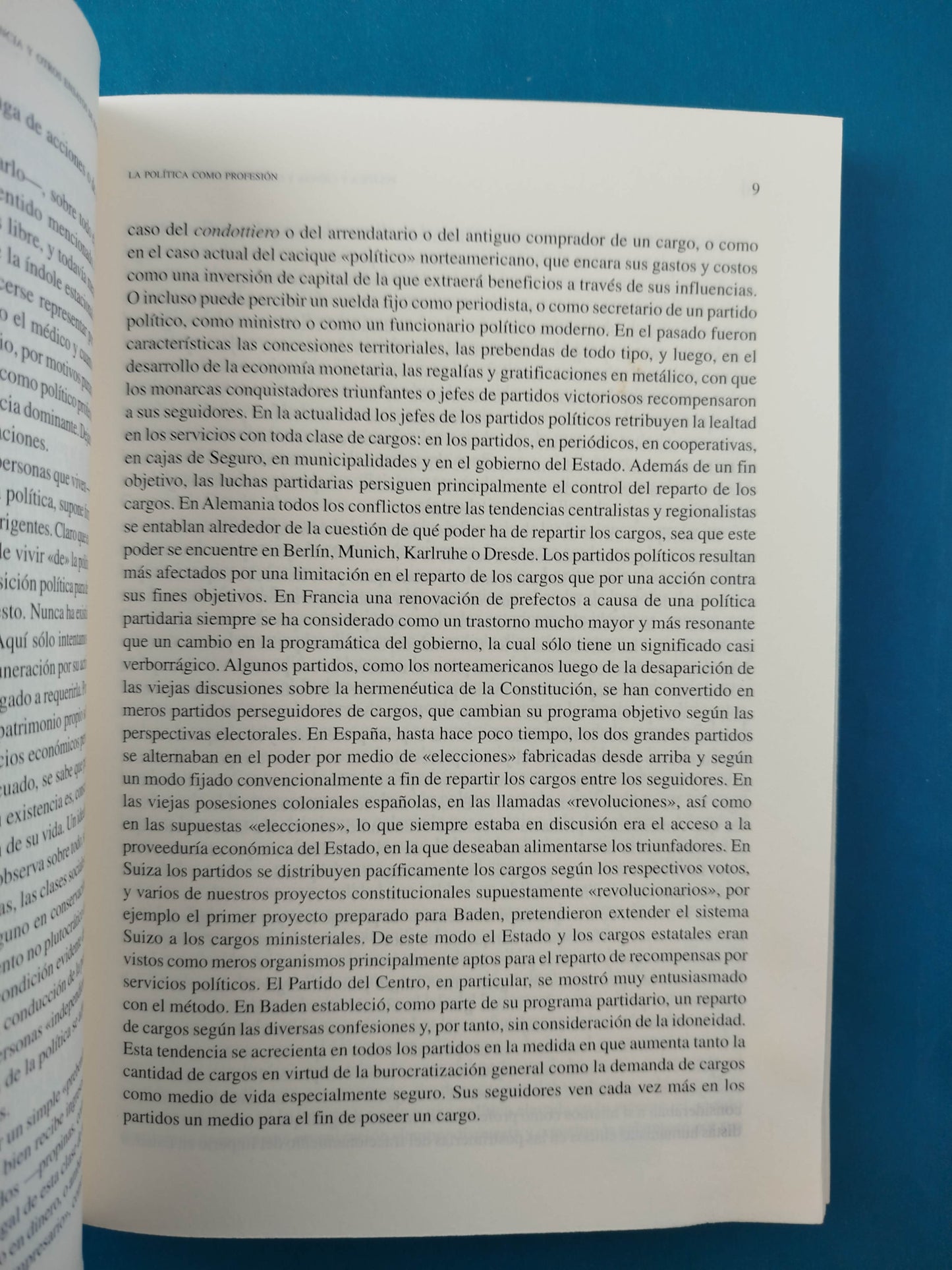 Política y Ciencia y Otros Ensayos de Sociología