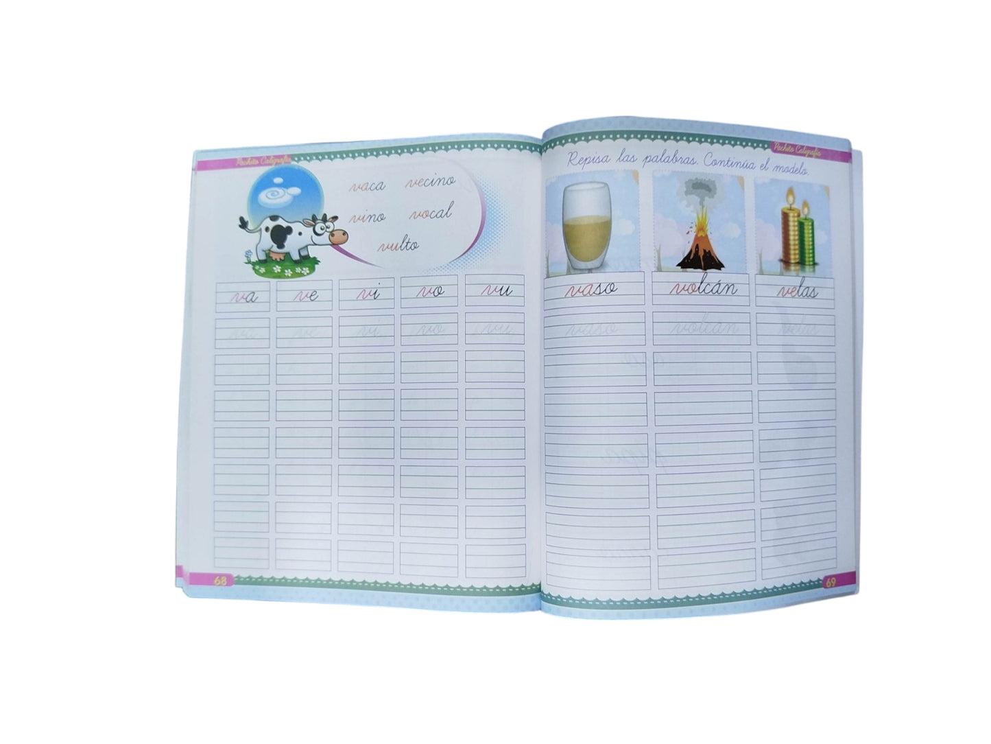 Pachito caligrafía letra cursiva