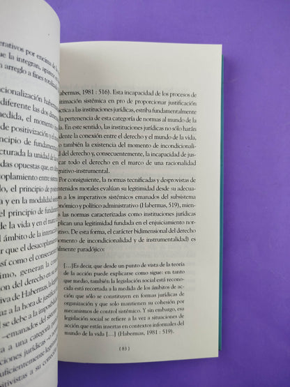 La Legitimación del Derecho en Habermas